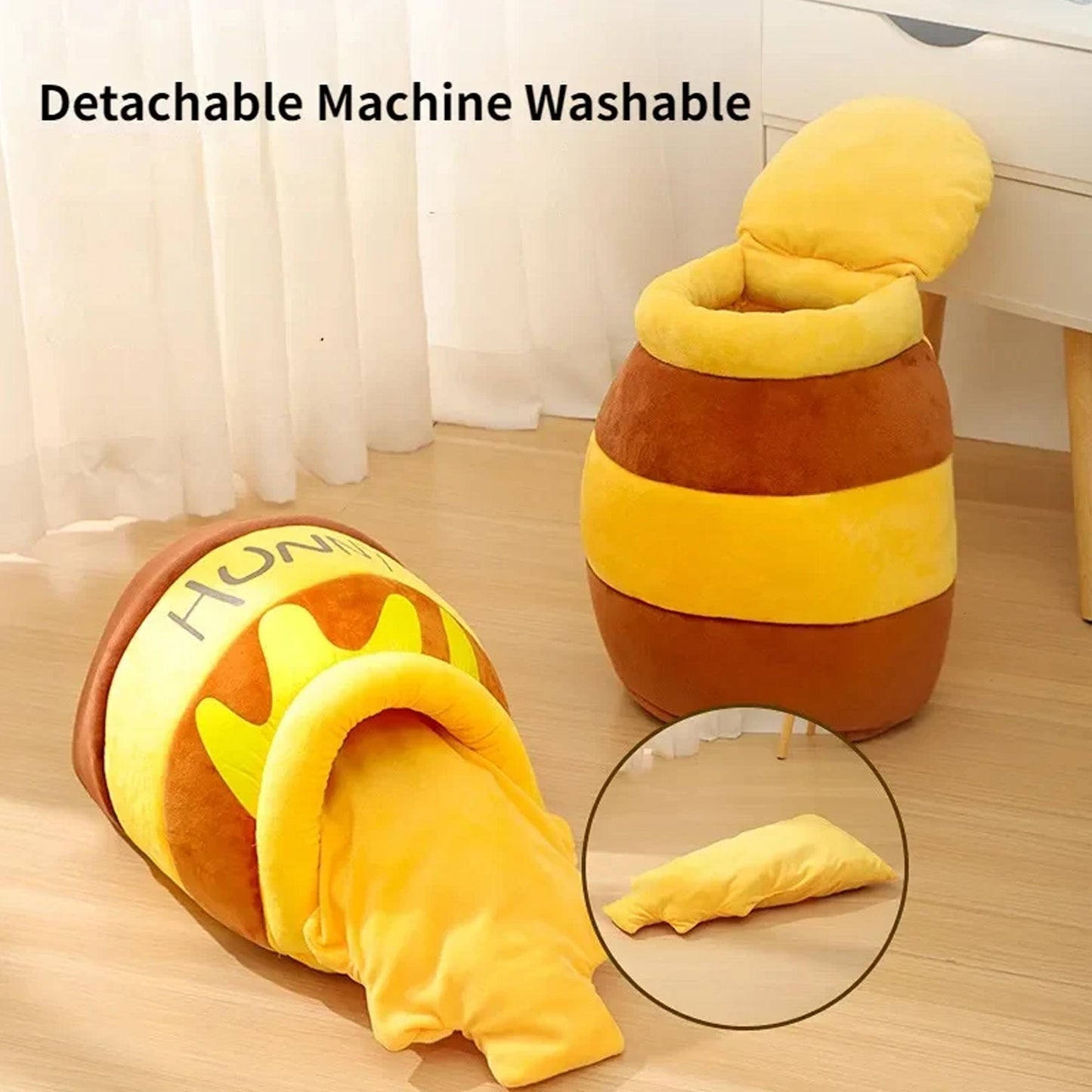 Honey Pot Cat Bed – Warm and Cozy Pet Nest