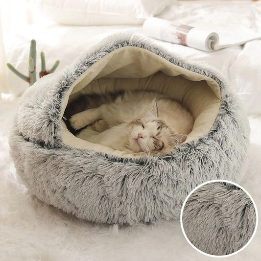 Autumn And Winter Soft Plush Pet Bed