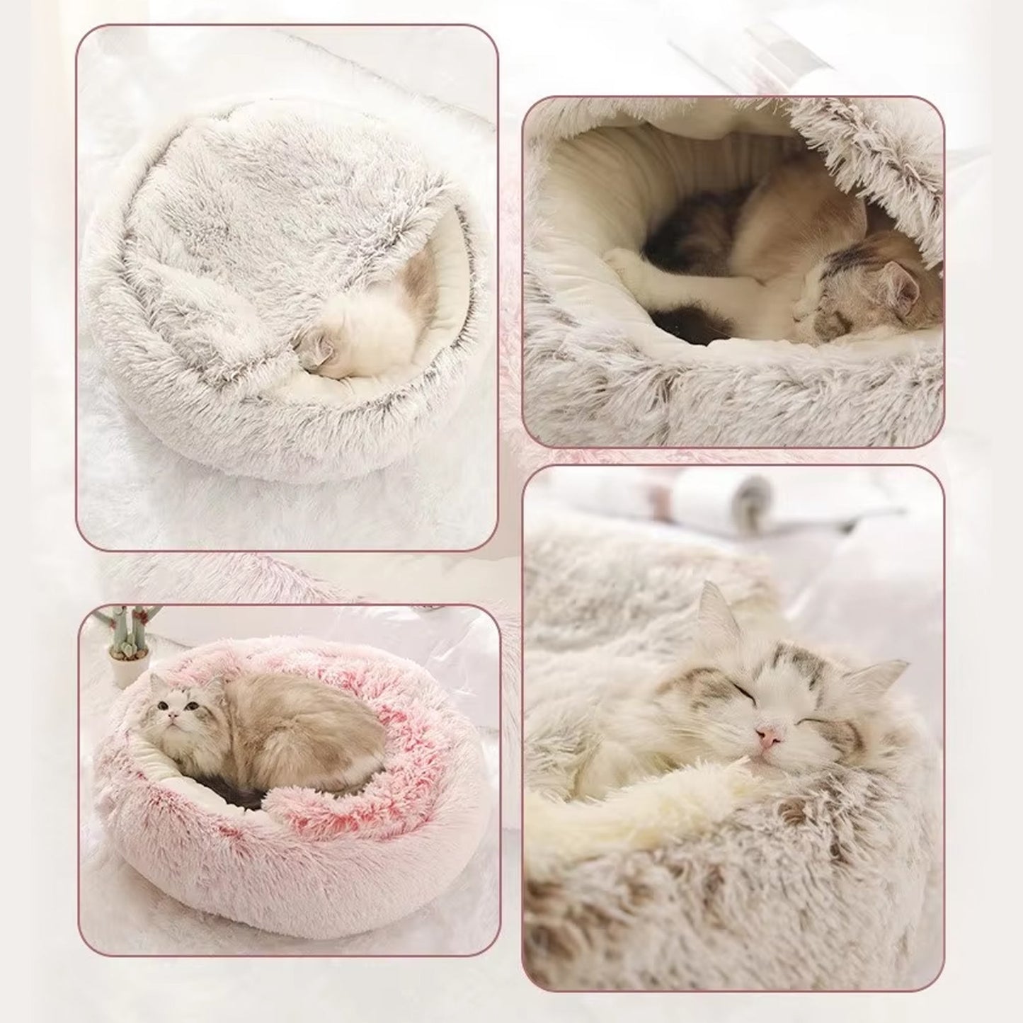 Autumn And Winter Soft Plush Pet Bed